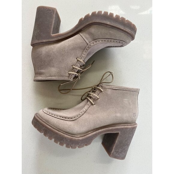 LUCKY BRAND Hollia Heeled SUEDE Bootie SIZE 7 - Picture 5 of 7